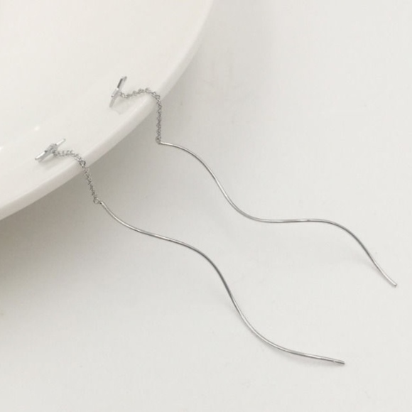 Star Threader Earrings - Picture 3 of 3